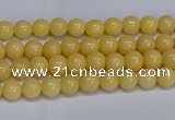 CMJ302 15.5 inches 4mm round Mashan jade beads wholesale