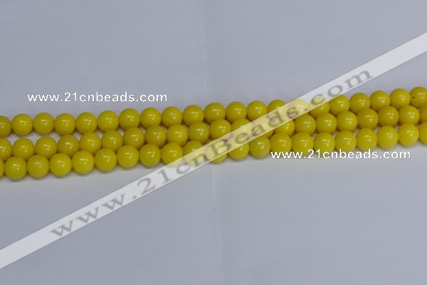 CMJ38 15.5 inches 8mm round Mashan jade beads wholesale