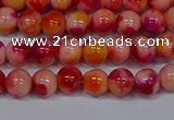 CMJ401 15.5 inches 6mm round rainbow jade beads wholesale