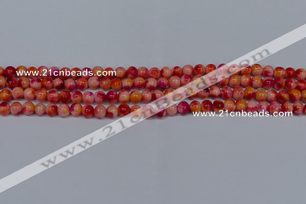 CMJ401 15.5 inches 6mm round rainbow jade beads wholesale