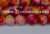 CMJ403 15.5 inches 10mm round rainbow jade beads wholesale