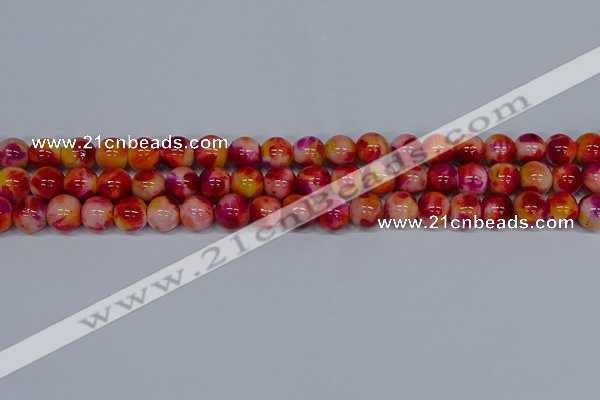 CMJ403 15.5 inches 10mm round rainbow jade beads wholesale