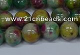 CMJ417 15.5 inches 10mm round rainbow jade beads wholesale