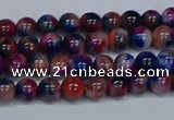 CMJ428 15.5 inches 4mm round rainbow jade beads wholesale