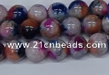 CMJ430 15.5 inches 8mm round rainbow jade beads wholesale