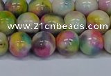 CMJ438 15.5 inches 10mm round rainbow jade beads wholesale