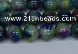 CMJ466 15.5 inches 10mm round rainbow jade beads wholesale