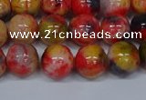 CMJ487 15.5 inches 10mm round rainbow jade beads wholesale