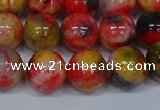 CMJ488 15.5 inches 12mm round rainbow jade beads wholesale