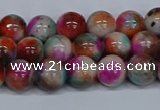 CMJ493 15.5 inches 8mm round rainbow jade beads wholesale