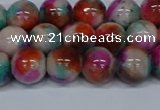 CMJ494 15.5 inches 10mm round rainbow jade beads wholesale