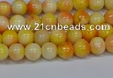 CMJ506 15.5 inches 6mm round rainbow jade beads wholesale