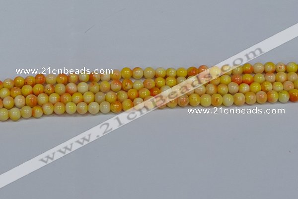 CMJ506 15.5 inches 6mm round rainbow jade beads wholesale