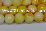 CMJ508 15.5 inches 10mm round rainbow jade beads wholesale