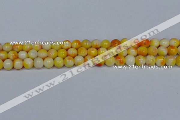 CMJ508 15.5 inches 10mm round rainbow jade beads wholesale