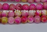 CMJ513 15.5 inches 6mm round rainbow jade beads wholesale