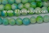 CMJ520 15.5 inches 6mm round rainbow jade beads wholesale