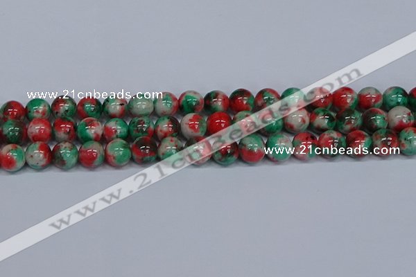CMJ537 15.5 inches 12mm round rainbow jade beads wholesale