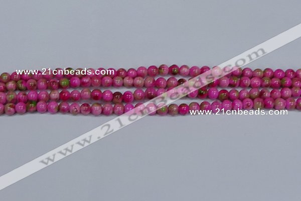 CMJ548 15.5 inches 6mm round rainbow jade beads wholesale