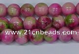 CMJ549 15.5 inches 8mm round rainbow jade beads wholesale