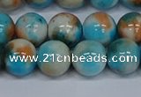 CMJ579 15.5 inches 12mm round rainbow jade beads wholesale