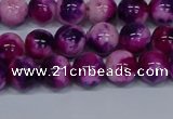 CMJ584 15.5 inches 8mm round rainbow jade beads wholesale