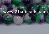 CMJ599 15.5 inches 10mm round rainbow jade beads wholesale