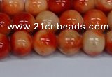 CMJ606 15.5 inches 10mm round rainbow jade beads wholesale