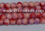 CMJ618 15.5 inches 6mm round rainbow jade beads wholesale