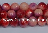 CMJ619 15.5 inches 8mm round rainbow jade beads wholesale