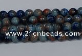 CMJ631 15.5 inches 4mm round rainbow jade beads wholesale