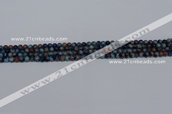 CMJ631 15.5 inches 4mm round rainbow jade beads wholesale