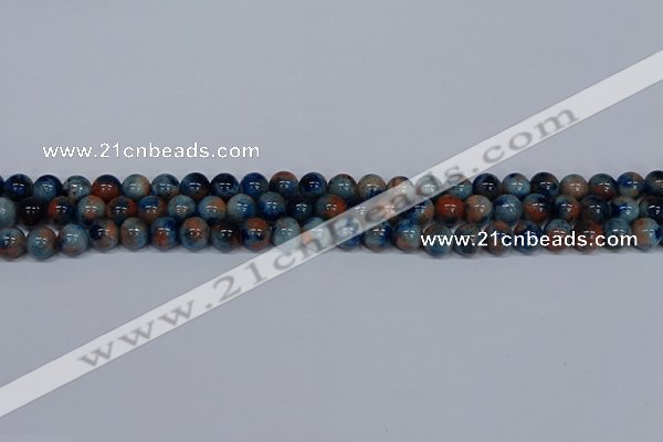 CMJ633 15.5 inches 8mm round rainbow jade beads wholesale