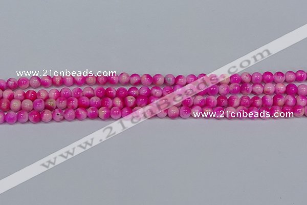 CMJ639 15.5 inches 6mm round rainbow jade beads wholesale