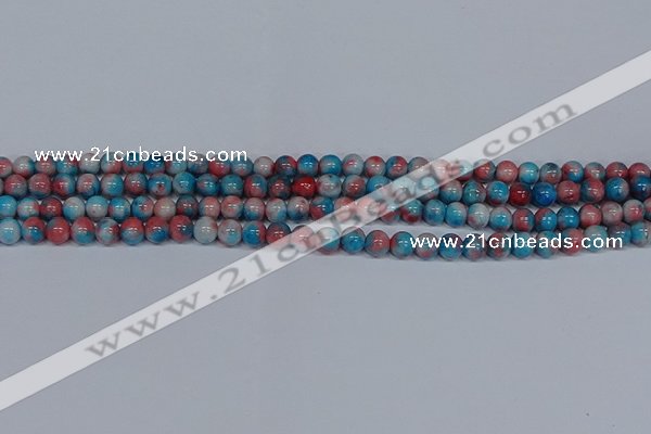 CMJ660 15.5 inches 6mm round rainbow jade beads wholesale