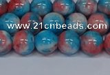 CMJ662 15.5 inches 10mm round rainbow jade beads wholesale