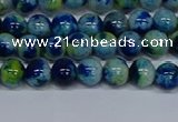 CMJ667 15.5 inches 6mm round rainbow jade beads wholesale