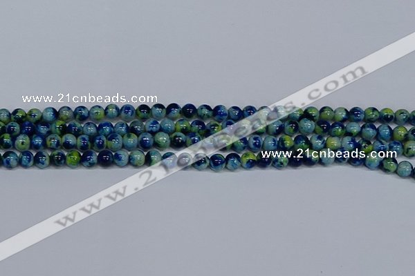 CMJ667 15.5 inches 6mm round rainbow jade beads wholesale