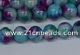 CMJ689 15.5 inches 8mm round rainbow jade beads wholesale