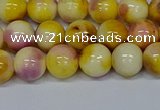 CMJ697 15.5 inches 10mm round rainbow jade beads wholesale