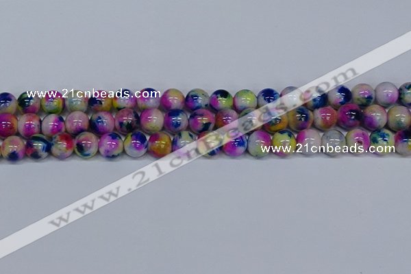 CMJ712 15.5 inches 12mm round rainbow jade beads wholesale