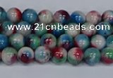 CMJ730 15.5 inches 6mm round rainbow jade beads wholesale