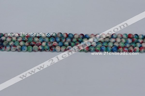 CMJ730 15.5 inches 6mm round rainbow jade beads wholesale