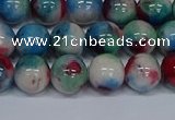 CMJ732 15.5 inches 10mm round rainbow jade beads wholesale