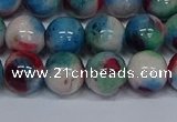 CMJ733 15.5 inches 12mm round rainbow jade beads wholesale