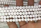 CMJ801 15.5 inches 6mm round matte Mashan jade beads wholesale