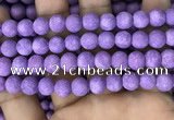 CMJ818 15.5 inches 10mm round matte Mashan jade beads wholesale