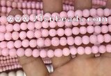 CMJ821 15.5 inches 6mm round matte Mashan jade beads wholesale