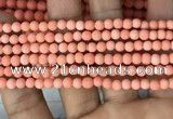 CMJ825 15.5 inches 4mm round matte Mashan jade beads wholesale