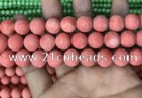 CMJ829 15.5 inches 12mm round matte Mashan jade beads wholesale